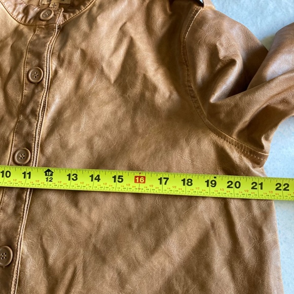 Max studio women’s faux Leather jacket - Picture 7 of 8